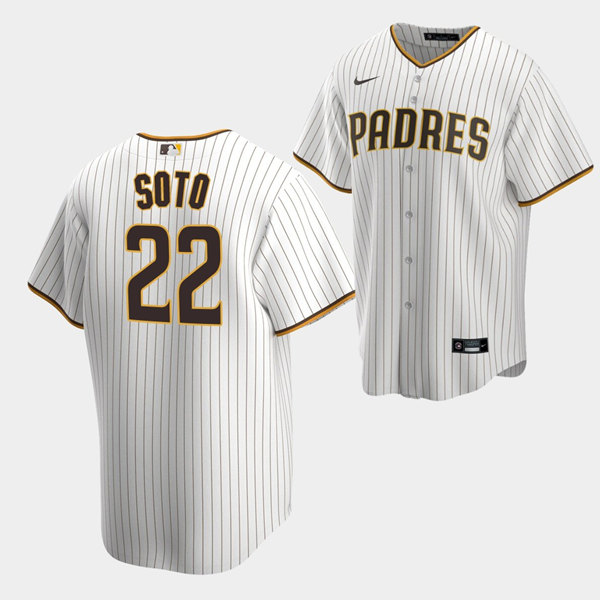 Youth San Diego Padres #22 Juan Soto White Stitched Baseball Jersey